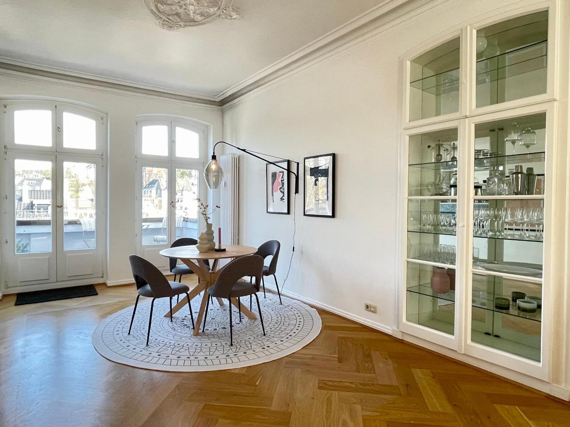 Helle Altbauwohnung Mit Balkon Im Briller Viertel Wuppertal Exterior photo